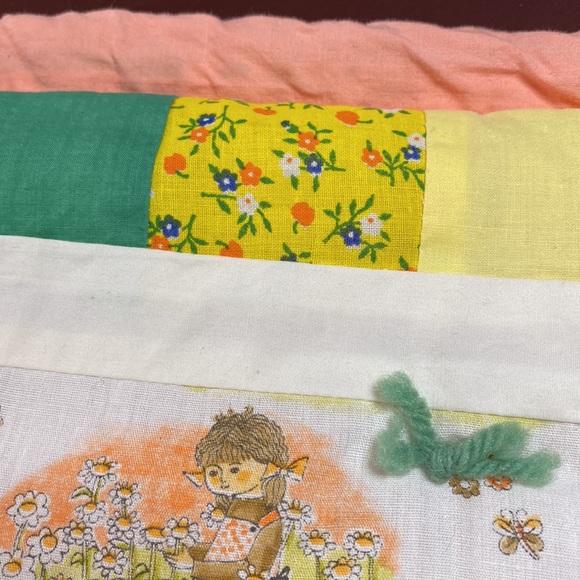 Handmade Doll Quit Vintage Fabric - Picture 6 of 11